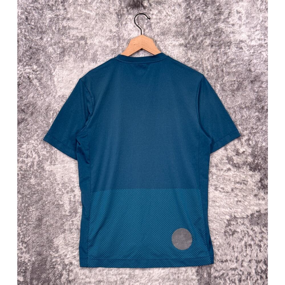 Rapha Commuter Shirt Medium Mens Blue Short Sleeve Reflective Cycling - Picture 3 of 7